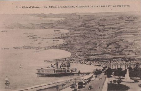Frankreich - Cote d’Azur - Nice, Cannes, Grasse, St-Raphael, Frejus - ca. 1935 Frankreich - Cote d’Azur - Nice, Cannes, Grasse, St-Raphael, Frejus - ca. 1935