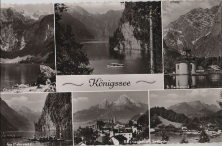 Königssee - u.a. Obersee - ca. 1960 Königssee - u.a. Obersee - ca. 1960