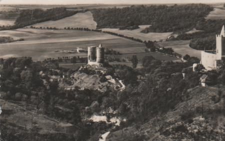 Bad Kösen - Rudelsburg und Burg Saaleck - 1957 Bad Kösen - Rudelsburg und Burg Saaleck - 1957