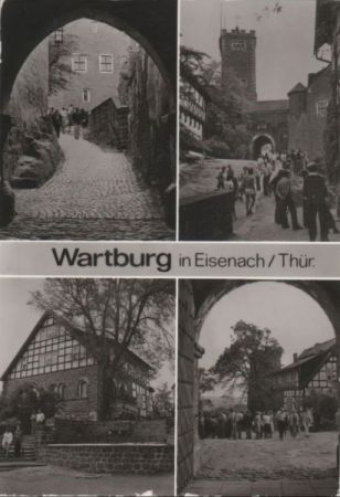 Eisenach - u.a. Vorderer Burghof - 1985 Eisenach - u.a. Vorderer Burghof - 1985
