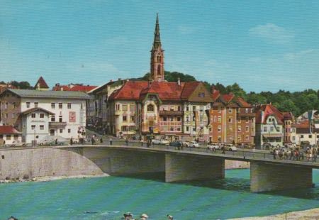 Bad Tölz - Neue Isarbrücke - 1987 Bad Tölz - Neue Isarbrücke - 1987