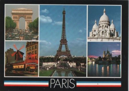 Frankreich - Paris - mit 5 Bildern - ca. 1990 Frankreich - Paris - mit 5 Bildern - ca. 1990