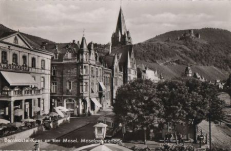 Bernkastel-Kues - Moselpromenade - 1962 Bernkastel-Kues - Moselpromenade - 1962