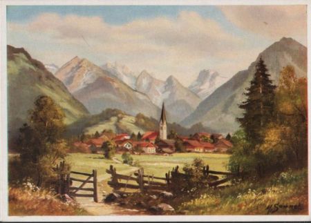 Oberstdorf - Max Sammet - ca. 1955 Oberstdorf - Max Sammet - ca. 1955