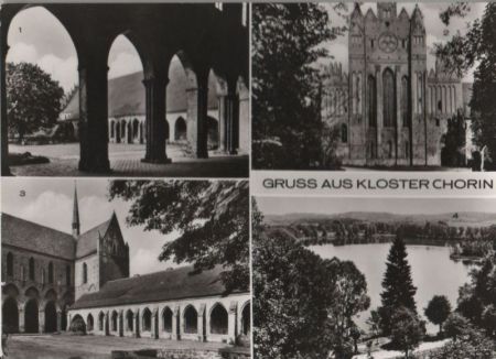 Chorin - Kloster, u.a. Blick aus Mittelschiff - 1979 Chorin - Kloster, u.a. Blick aus Mittelschiff - 1979