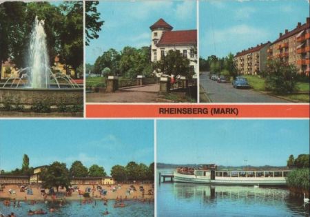 Rheinsberg - u.a. Anlegestelle der Weißen Flotte - 1978 Rheinsberg - u.a. Anlegestelle der Weißen Flotte - 1978