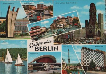 Berlin, Westteil - u.a. Funkturm - ca. 1975 Berlin, Westteil - u.a. Funkturm - ca. 1975