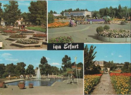 Erfurt - iga, u.a. vor der Zentralgaststätte - 1979 Erfurt - iga, u.a. vor der Zentralgaststätte - 1979