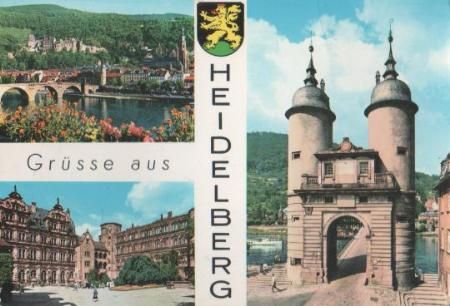 Heidelberg u.a. Schlosshof - 1965 Heidelberg u.a. Schlosshof - 1965