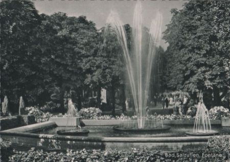 Bad Salzuflen - Fontäne - 1960 Bad Salzuflen - Fontäne - 1960