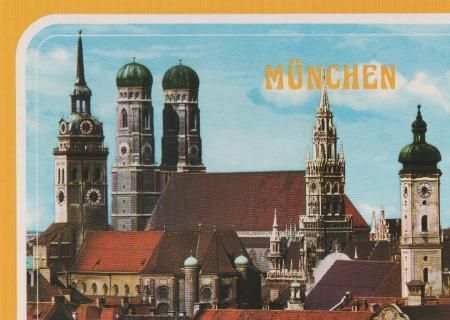 Türme der Stadt München - ca. 1985 Türme der Stadt München - ca. 1985