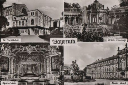 Bayreuth - u.a. Opernhaus - ca. 1950 Bayreuth - u.a. Opernhaus - ca. 1950