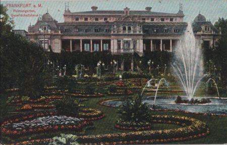 Frankfurt Main - Palmengarten, gesellschaftshaus - ca. 1920 Frankfurt Main - Palmengarten, gesellschaftshaus - ca. 1920