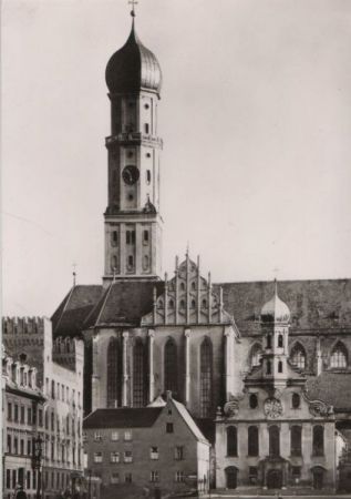 Augsburg - St. Ulrich und Afra von Norden - ca. 1955 Augsburg - St. Ulrich und Afra von Norden - ca. 1955