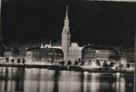 Hamburg - Blick auf Rathaus - ca. 1965 Hamburg - Blick auf Rathaus - ca. 1965