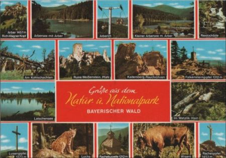 Bayerischer Wald - u.a. Kaitersberg, Rauchröhren - ca. 1980 Bayerischer Wald - u.a. Kaitersberg, Rauchröhren - ca. 1980