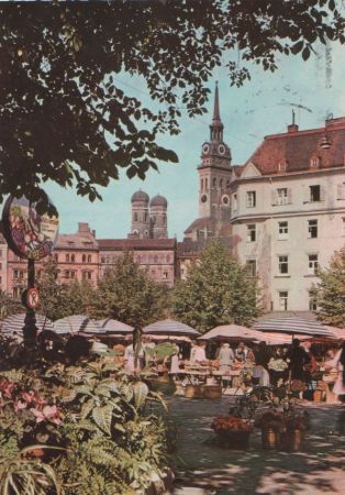München - Viktualienmarkt - 1963 München - Viktualienmarkt - 1963