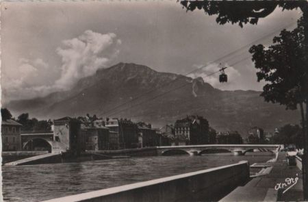 Frankreich - Grenoble - Les quais - 1953 Frankreich - Grenoble - Les quais - 1953