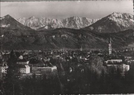 Österreich - Klagenfurt - mit Karawanken - 1957 Österreich - Klagenfurt - mit Karawanken - 1957