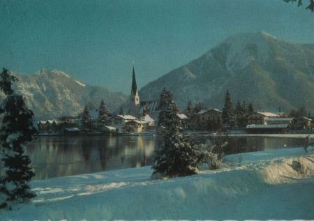 Rottach-Egern - mit Wallberg - 1972 Rottach-Egern - mit Wallberg - 1972