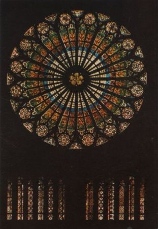 Frankreich - Strasbourg - La Rosace de la Cathedrale - ca. 1980 Frankreich - Strasbourg - La Rosace de la Cathedrale - ca. 1980