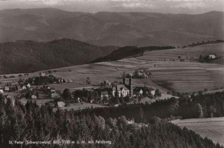 St. Peter - mit Feldberg - ca. 1955 St. Peter - mit Feldberg - ca. 1955