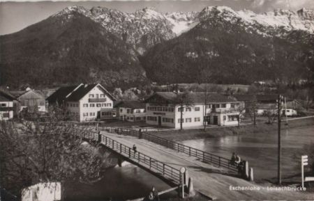 Eschenlohe - mit Hoher Kiste - ca. 1960 Eschenlohe - mit Hoher Kiste - ca. 1960
