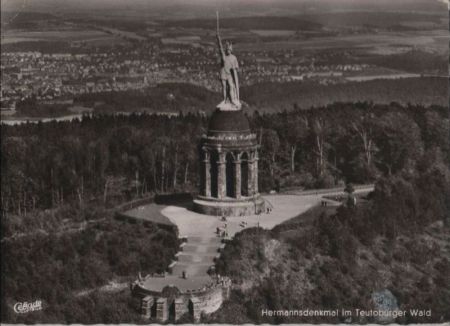 Hermannsdenkmal bei Hiddesen - 1959 Hermannsdenkmal bei Hiddesen - 1959