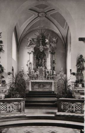 Großheubach, Kloster Engelberg - Hauptaltar - 1961 Großheubach, Kloster Engelberg - Hauptaltar - 1961
