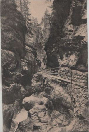 Oberstdorf-Tiefenbach - Breitachklamm, Eingang - ca. 1935 Oberstdorf-Tiefenbach - Breitachklamm, Eingang - ca. 1935