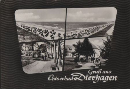 Dierhagen - mit 4 Bildern - 1962 Dierhagen - mit 4 Bildern - 1962