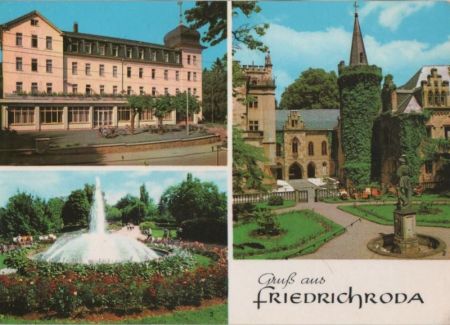 Friedrichroda - u.a. Springbrunnen im Kurpark - 1977 Friedrichroda - u.a. Springbrunnen im Kurpark - 1977