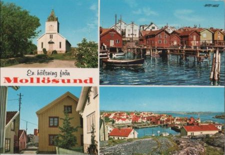 Schweden - Mollösund (OT von Orust) - mit 4 Bildern - ca. 1980 Schweden - Mollösund (OT von Orust) - mit 4 Bildern - ca. 1980