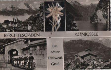 Berchtesgaden - mit Königssee - ca. 1955 Berchtesgaden - mit Königssee - ca. 1955