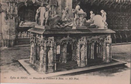 Frankreich - Brou - Eglise, Mausolee de Philibert - ca. 1935 Frankreich - Brou - Eglise, Mausolee de Philibert - ca. 1935