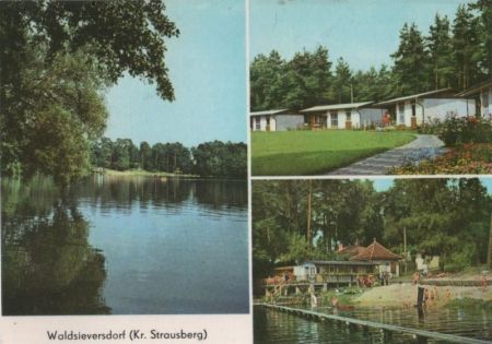 Waldsieversdorf - u.a. Bungalows des Erholungszentrums - 1976 Waldsieversdorf - u.a. Bungalows des Erholungszentrums - 1976