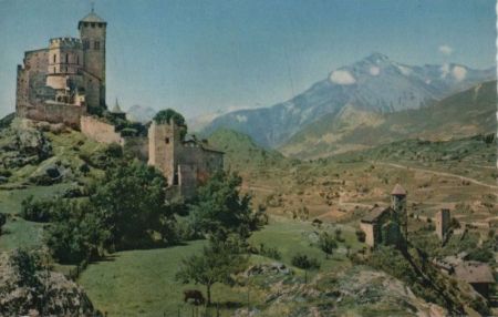 Schweiz - Sion - Valere et le Haut-de-Cry - 1963 Schweiz - Sion - Valere et le Haut-de-Cry - 1963