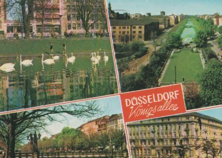 Düsseldorf - Königsallee - ca. 1965 Düsseldorf - Königsallee - ca. 1965