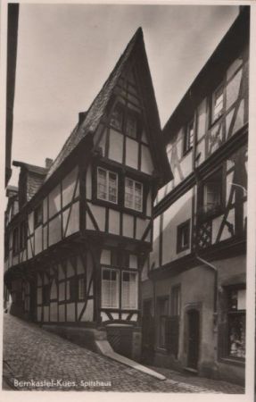 Bernkastel-Kues - Spitzhaus - ca. 1955 Bernkastel-Kues - Spitzhaus - ca. 1955