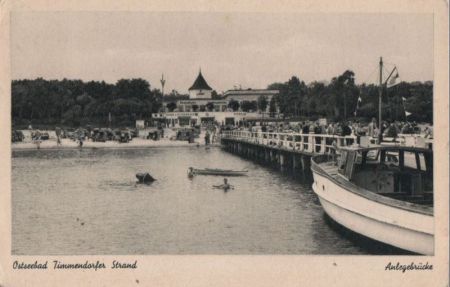 Timmendorfer Strand - Anlegebrücke - 1961 Timmendorfer Strand - Anlegebrücke - 1961