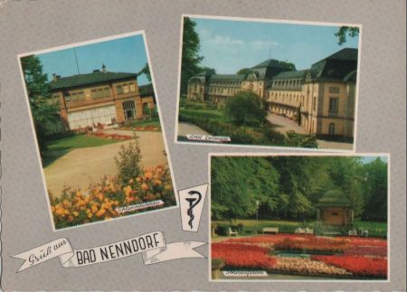 Bad Nenndorf - u.a. Schlammbadehaus - ca. 1970 Bad Nenndorf - u.a. Schlammbadehaus - ca. 1970