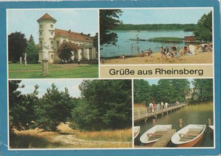 Rheinsberg - u.a. Bootshafen - 1989 Rheinsberg - u.a. Bootshafen - 1989
