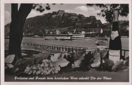 Koblenz, Ehrenbreitstein - ca. 1960 Koblenz, Ehrenbreitstein - ca. 1960