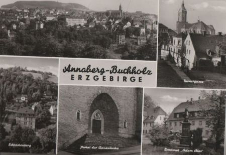 Annaberg-Buchholz - u.a. Turnergasse - 1980 Annaberg-Buchholz - u.a. Turnergasse - 1980