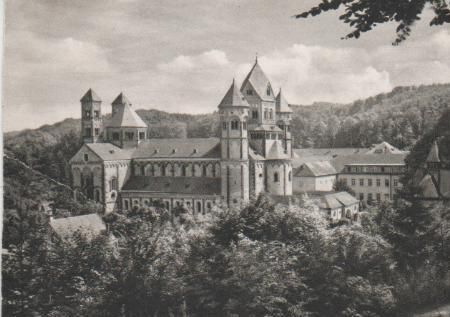Maria Laach - Blick von Südwestem - ca. 1965 Maria Laach - Blick von Südwestem - ca. 1965