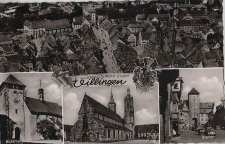 Villingen-Schwenningen - mit 4 Bildern - 1956 Villingen-Schwenningen - mit 4 Bildern - 1956