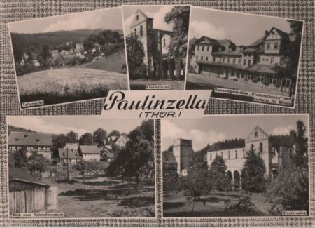 Paulinzella - u.a. Teilansicht - 1964 Paulinzella - u.a. Teilansicht - 1964