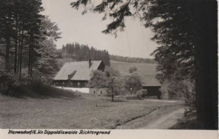 Hermsdorf / Osterzgebirge - Richtergrund - 1968 Hermsdorf / Osterzgebirge - Richtergrund - 1968