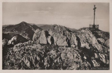 Hochfelln - Gipfel - ca. 1950 Hochfelln - Gipfel - ca. 1950