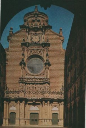 Spanien - Montserrat - Facana de la Basilica - ca. 1980 Spanien - Montserrat - Facana de la Basilica - ca. 1980